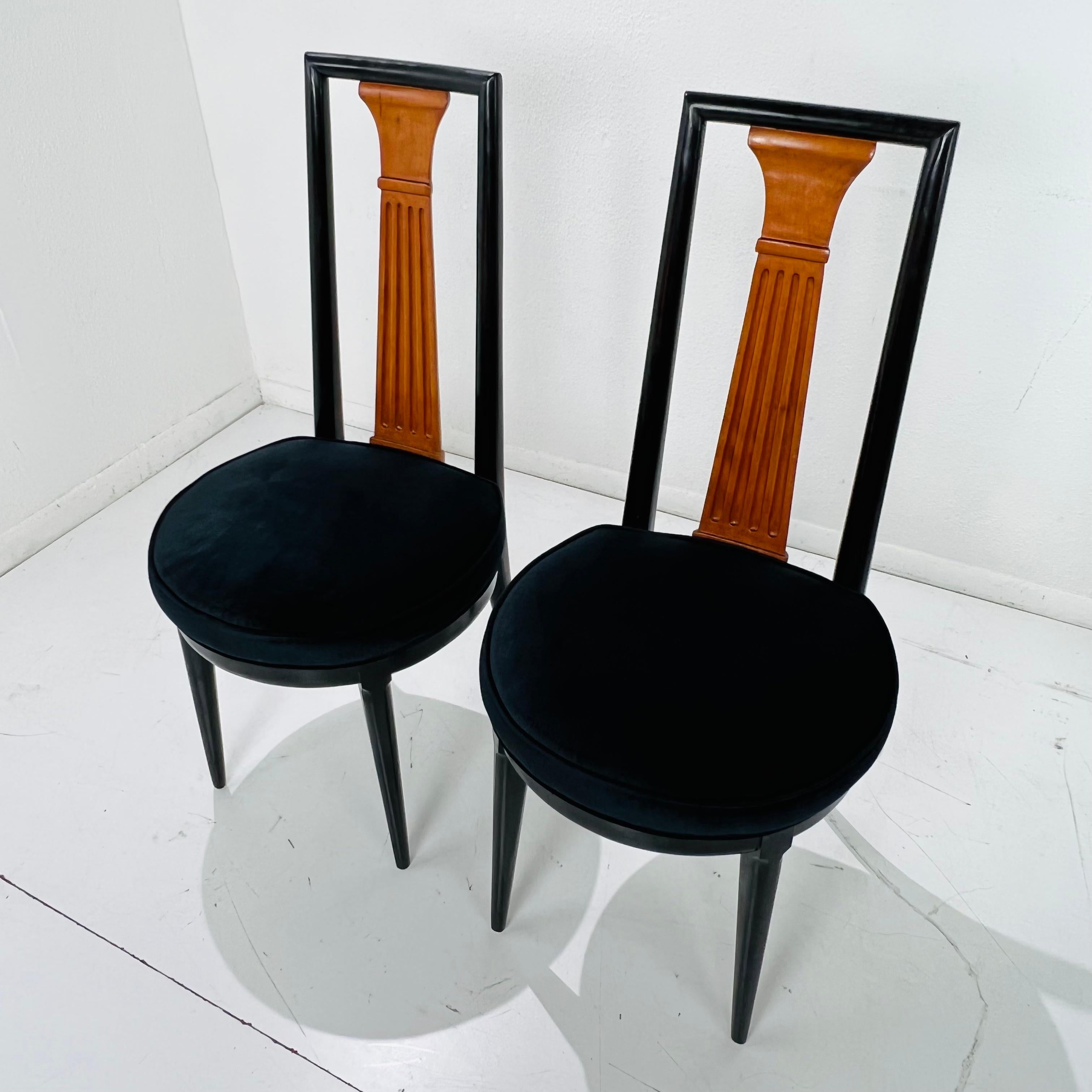 Pair of Tomlinson “Sophisticate Collection” No.63 Dining Chairs For Sale 2