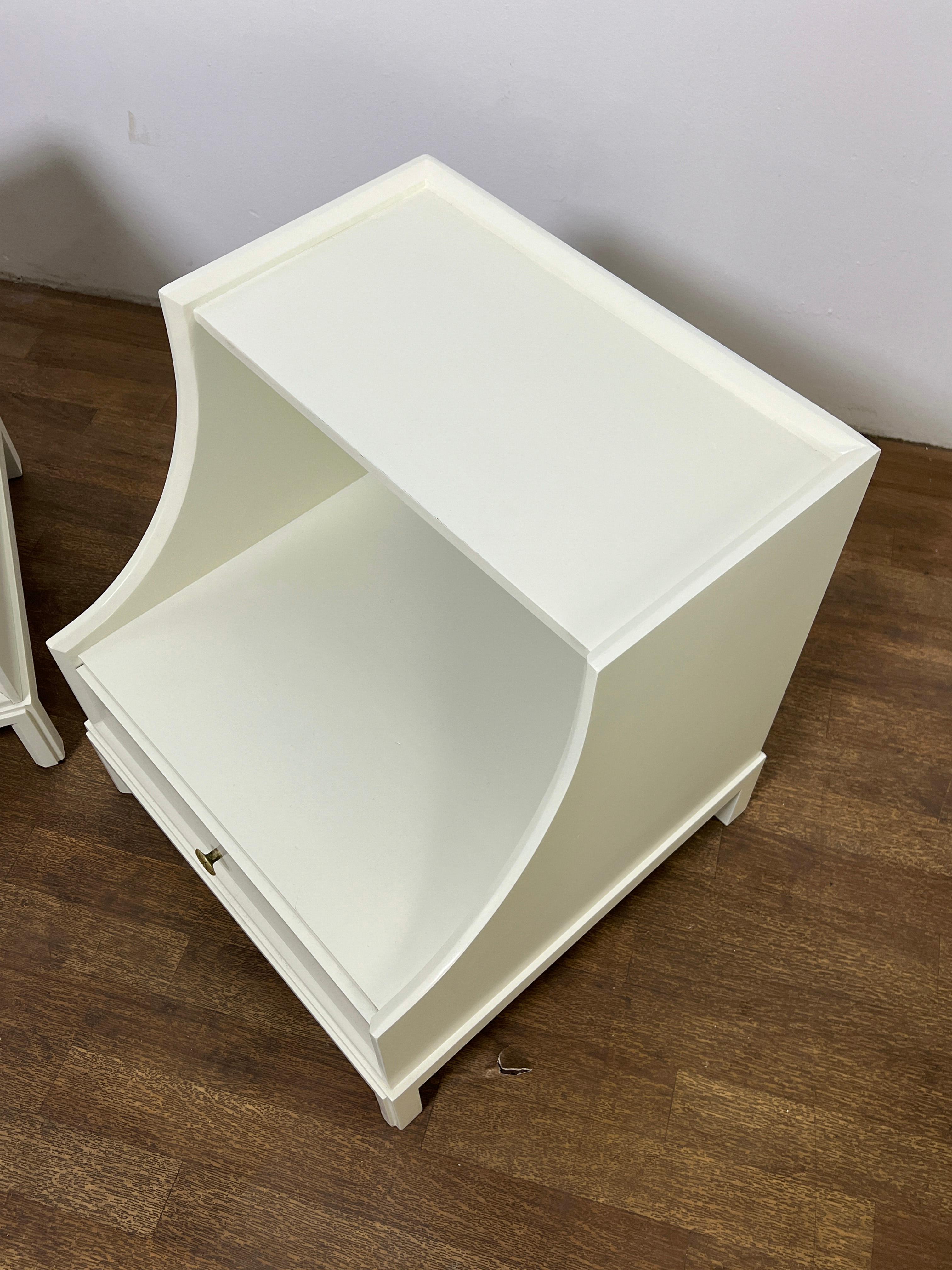 American Pair of Tommi Parzinger for Charak Modern Night Stands, circa 1950s