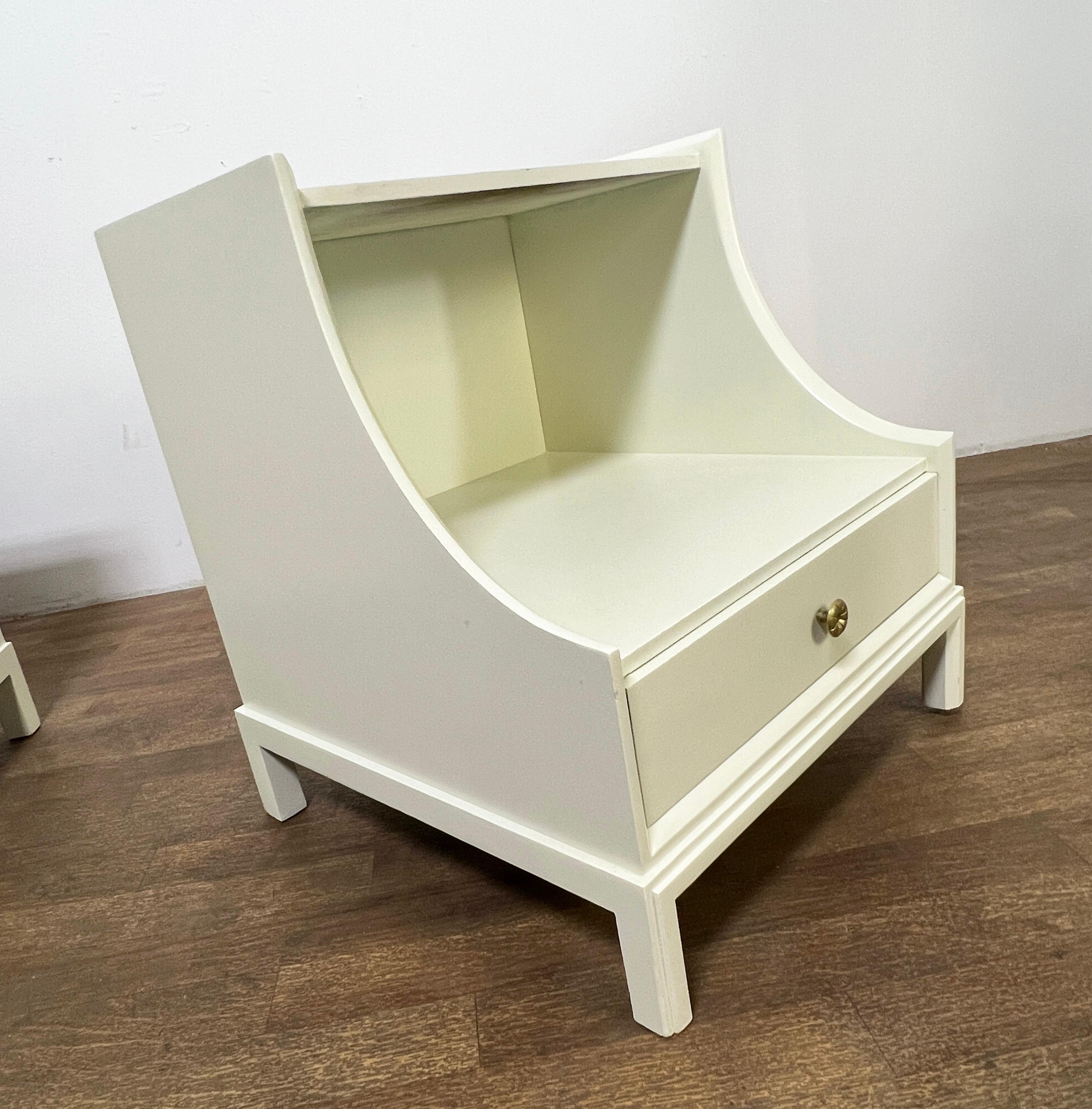 Pair of Tommi Parzinger for Charak Modern Night Stands, circa 1950s 1