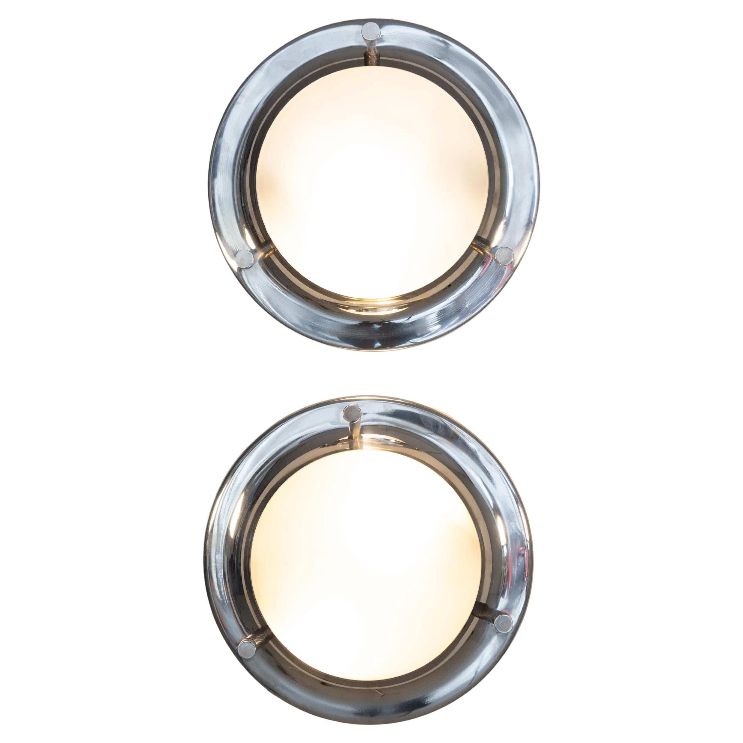 Pair of Tommy LSP6 lamps, Luigi Caccia Dominioni, Italy, 1965 Circa
