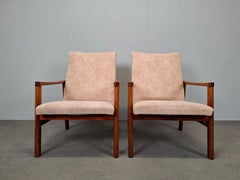 Pair of TON Mid-Century Modern Armchairs, Czechoslovakia, 1970s