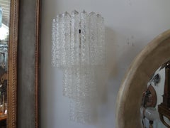 Pair of Toni Zuccheri for Venini Murano Glass Sconces