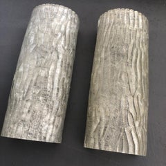 Pair of Toni Zuccheri Murano Corteccia Glass Sconces from Venini, Italy, 1960