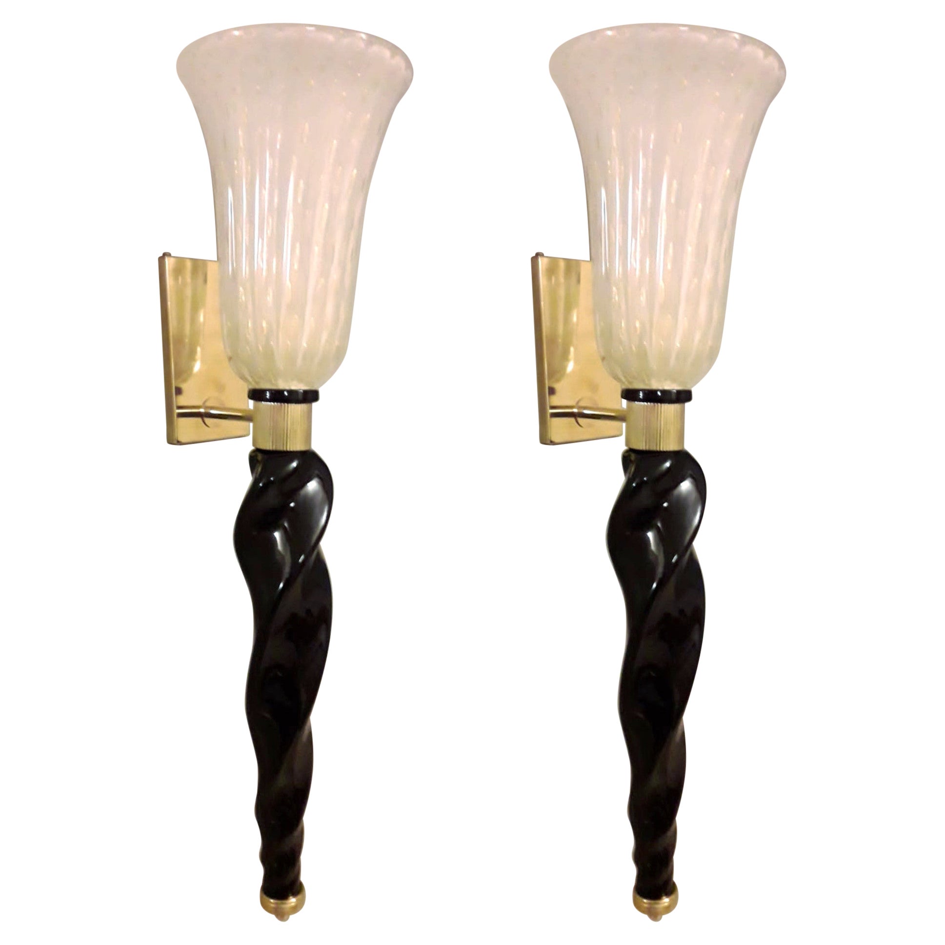 Coppia di lampade a torcia