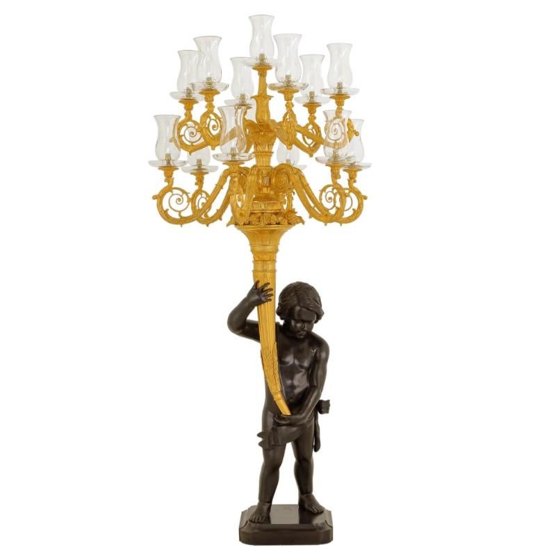 French Pair of torches For Sale
