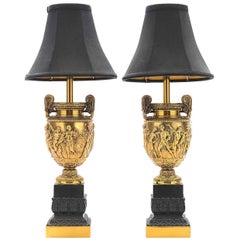Pair of Torchiere Stiffel Lamps