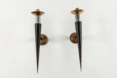 Pair of Torchiere Wall Sconces