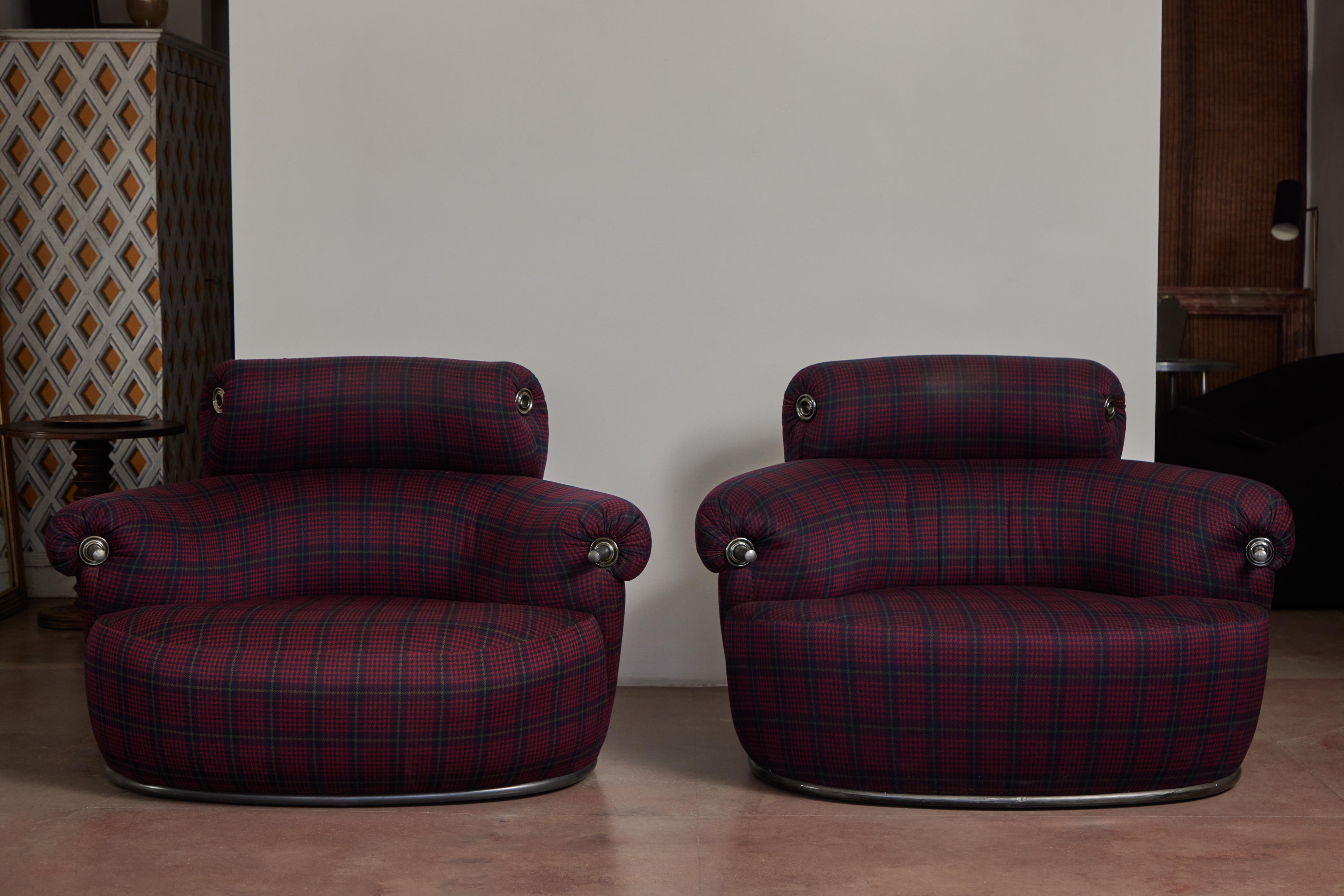 italien Paire de fauteuils Toro de Luigi Caccia Dominioni pour Azucena en vente