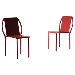 Paire de chaises 'Toro' de Martin Szekely, France 1987