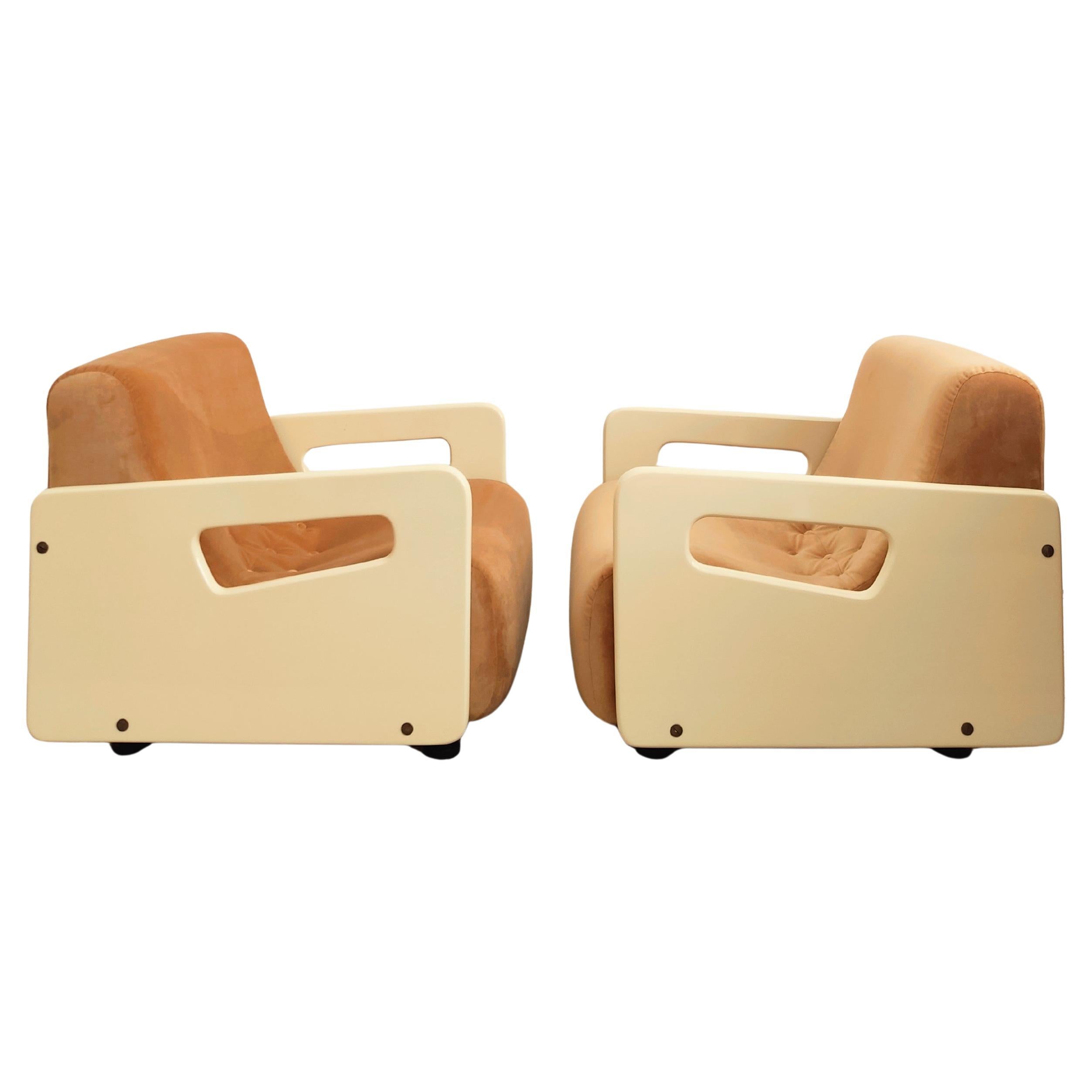 Pair of Toruga armchairs - Italy 1960s en vente