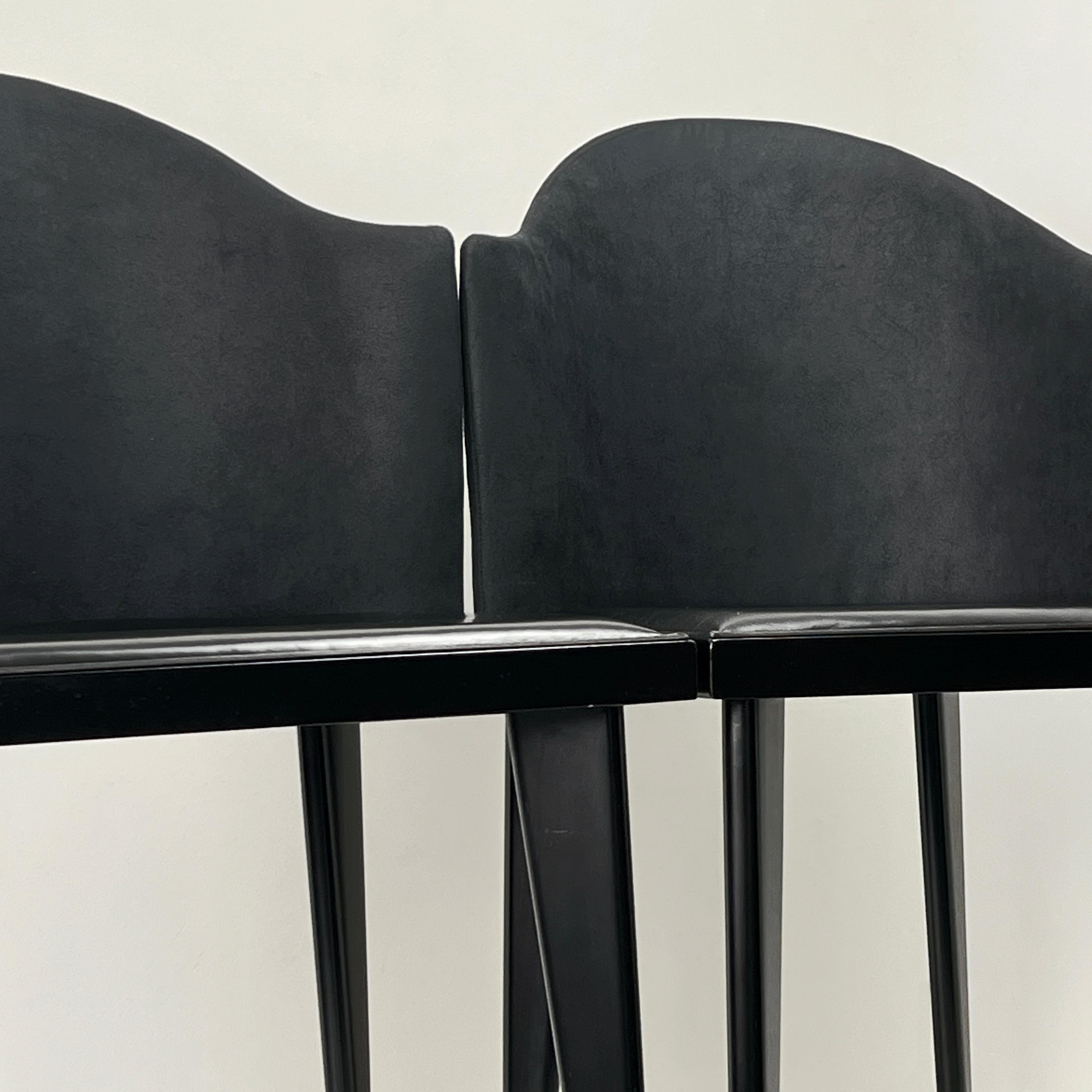 Bois Paire de chaises Toscana de Piero Sartogo pour Saporiti en vente