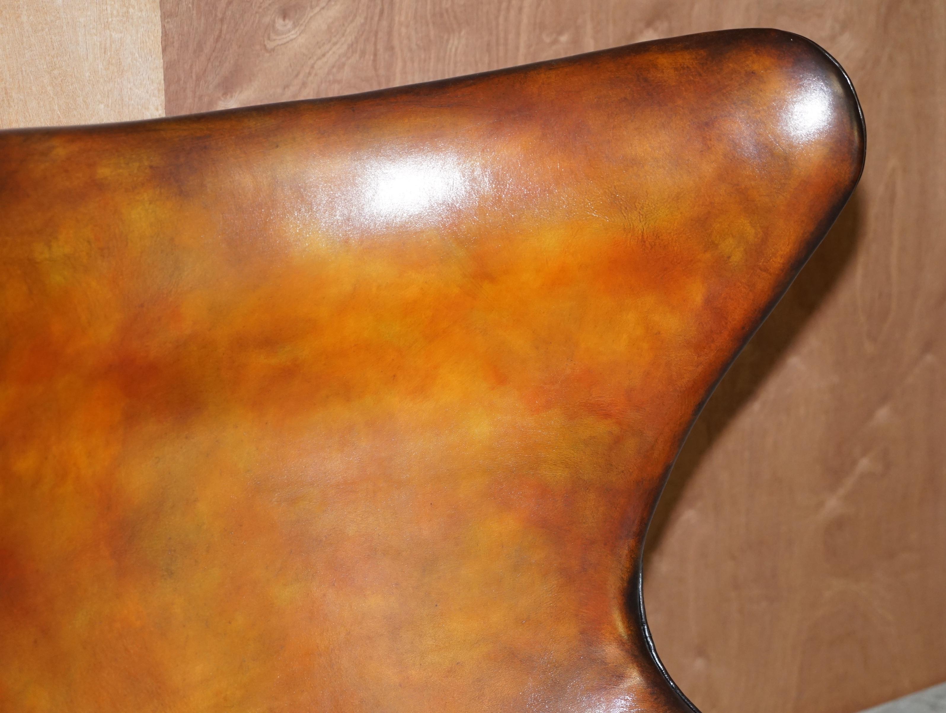 Mid-20th Century Pair of Totally Restored Original 1963 Fully Stamped Fritz Hansen Egg Chairs