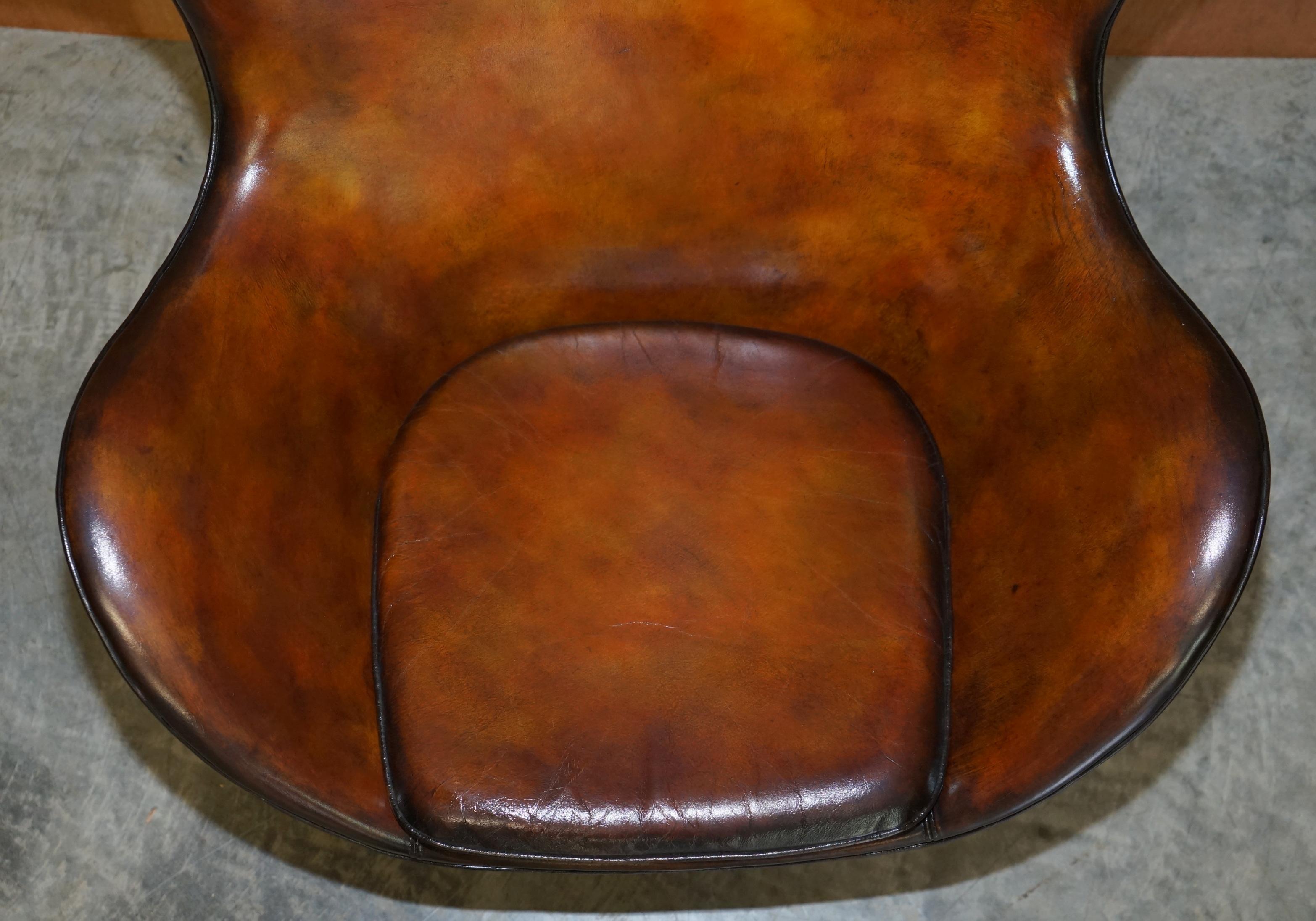 Pair of Totally Restored Original 1963 Fully Stamped Fritz Hansen Egg Chairs 6