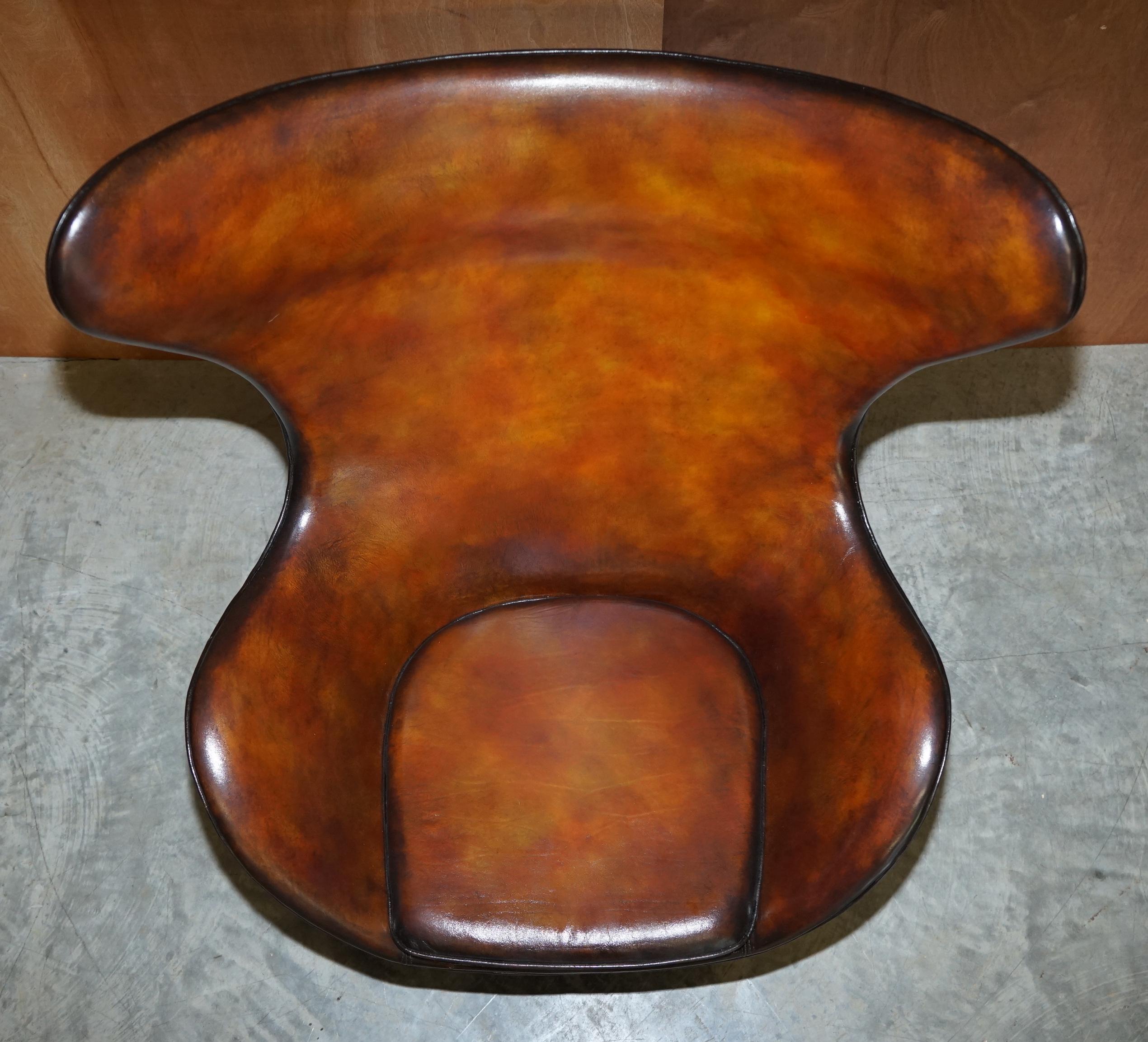 Mid-Century Modern Pair of Totally Restored Original 1963 Fully Stamped Fritz Hansen Egg Chairs