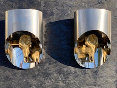 Pair of "Totem" Sconces Attributed to Maria Pergay
