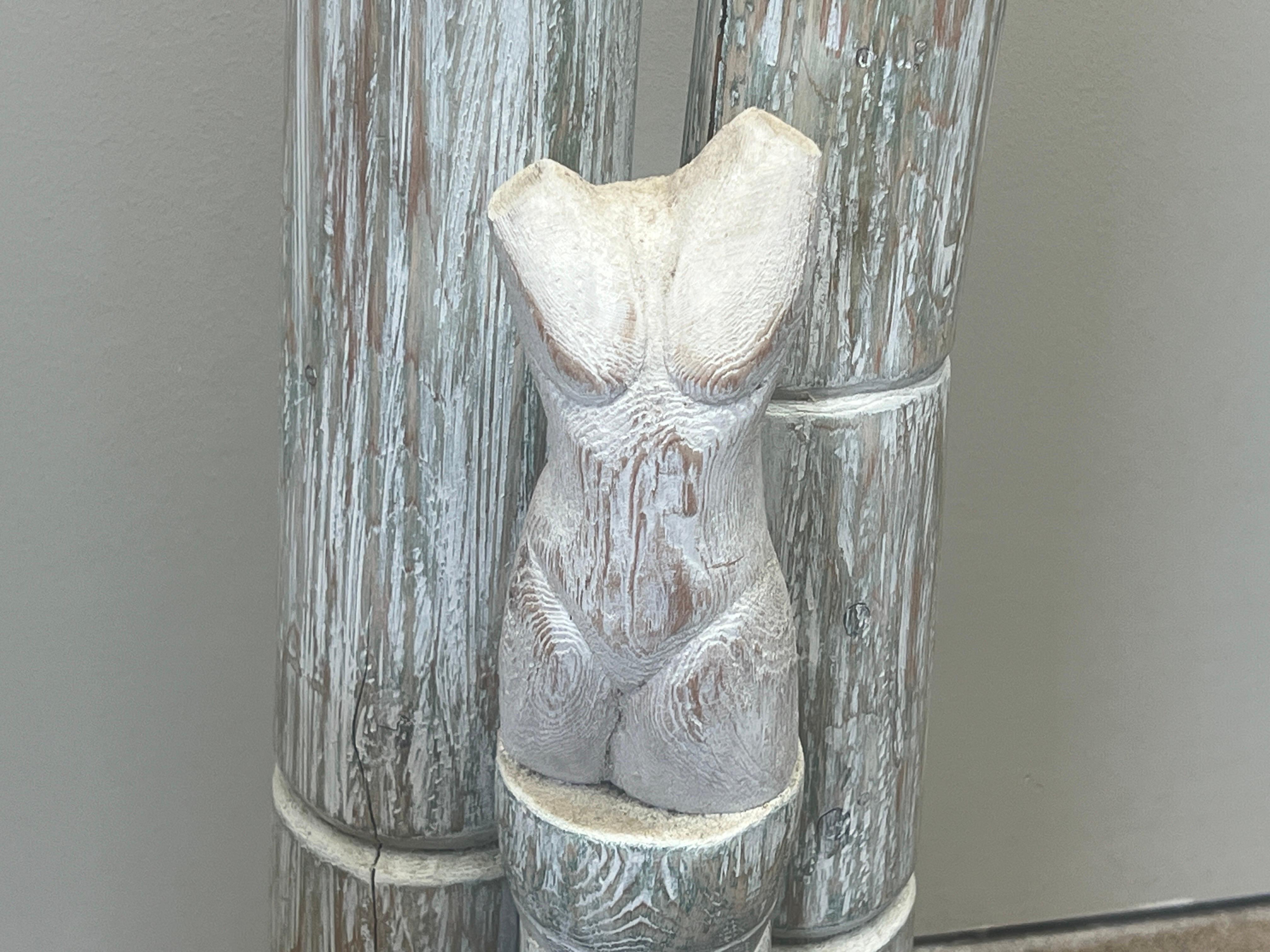 Coppia di sculture totem di Meyer R. Wolfe, anni '70 in vendita 11