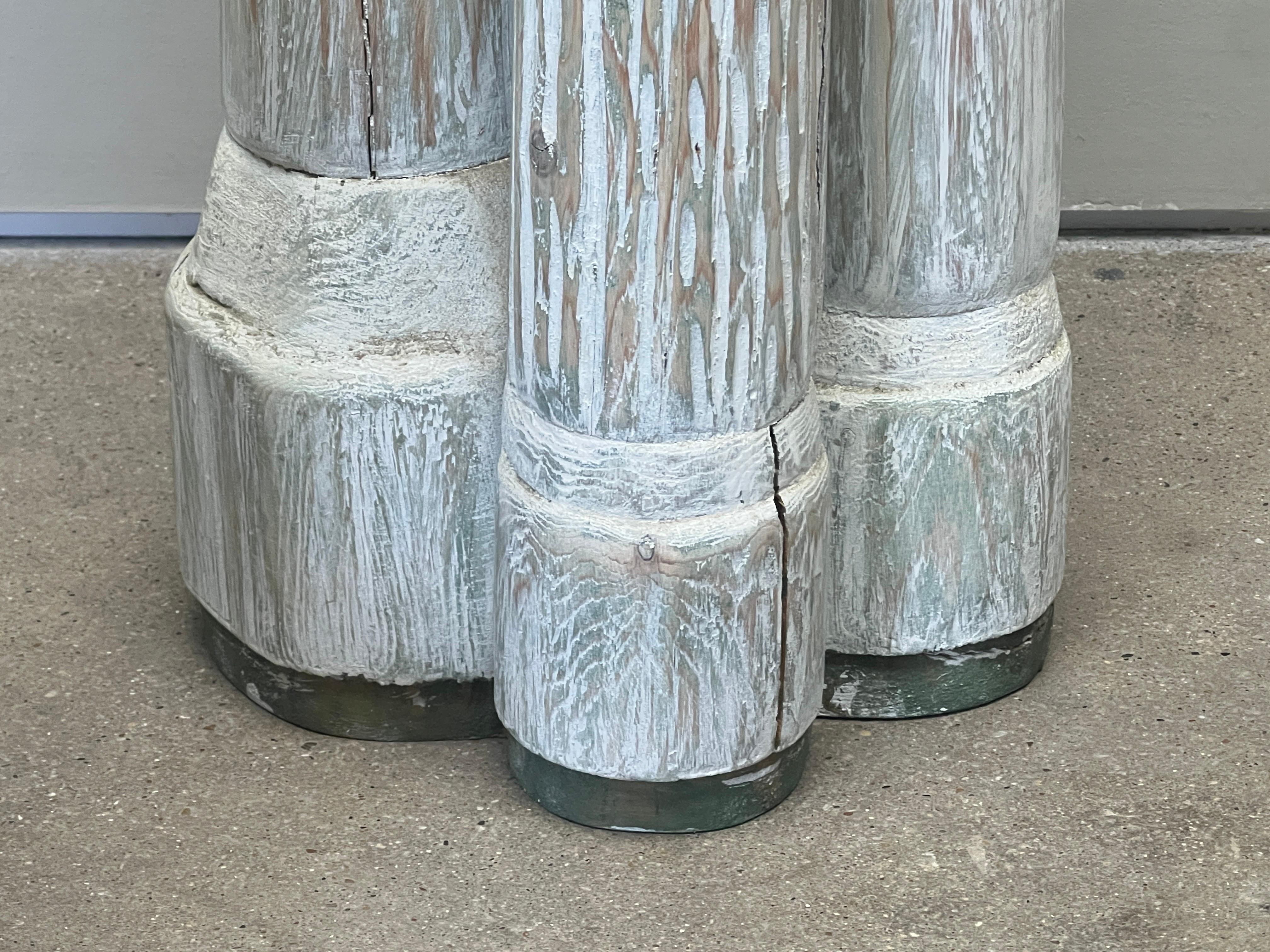 Coppia di sculture totem di Meyer R. Wolfe, anni '70 in vendita 4