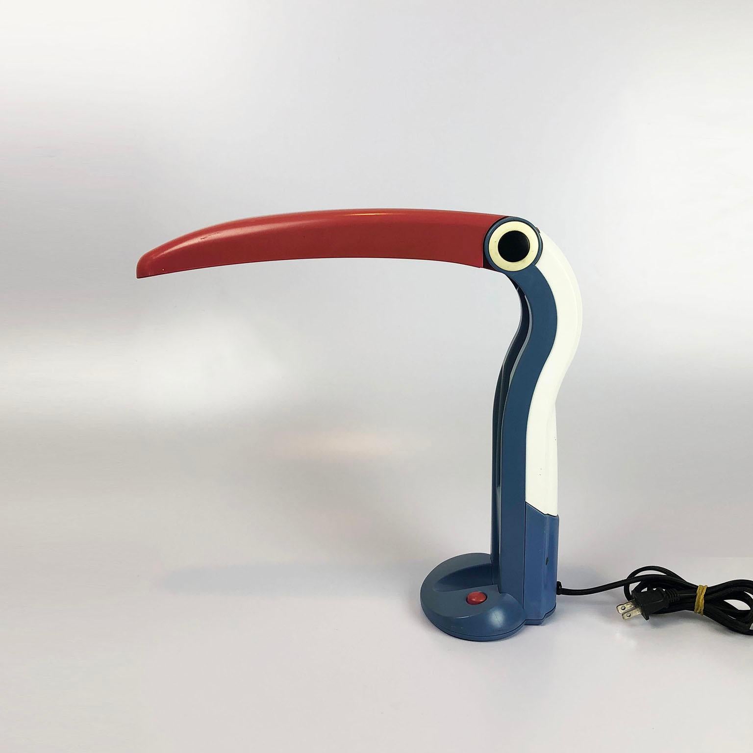 Taiwanese Pair of Toucan Table Lamps by H.T Huang
