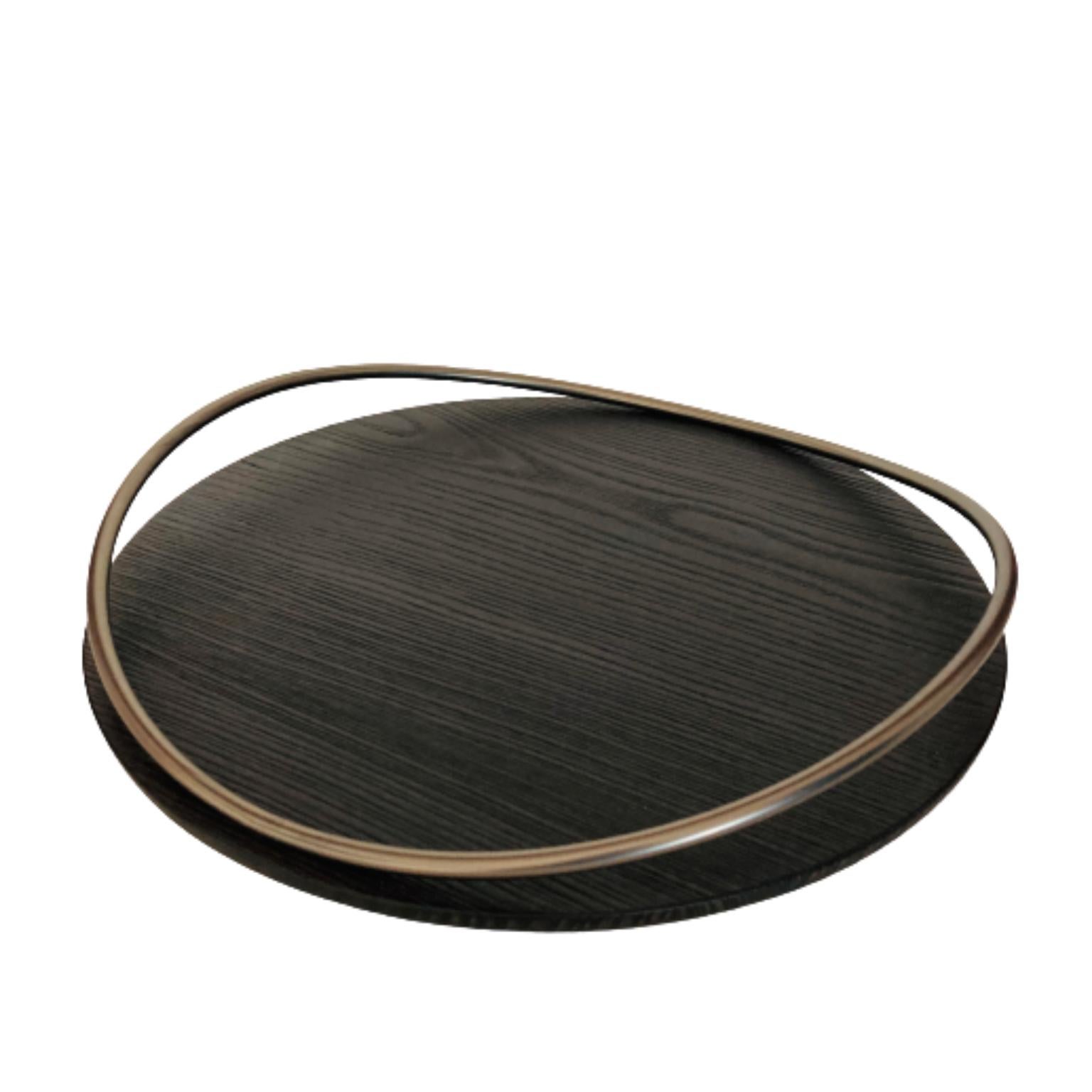 Moderno Coppia di maniglie Touché Bois in Wood Wood nero di Mason Editions in vendita