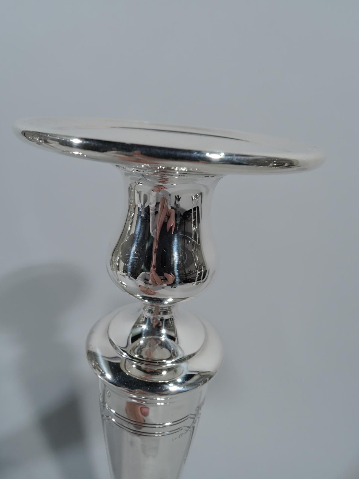 towle silver candlesticks
