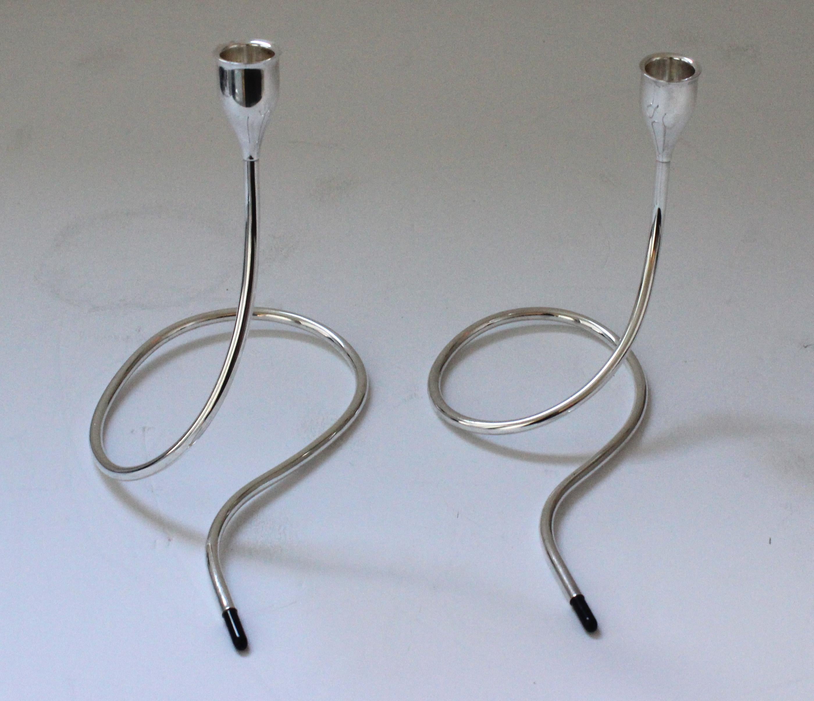 20th Century Pair of Towle Sterling Candlesticks  For Sale