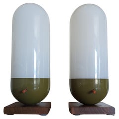 Pair of Tranquilite Table Lamps by Bill Curry for Design Line, c1960s