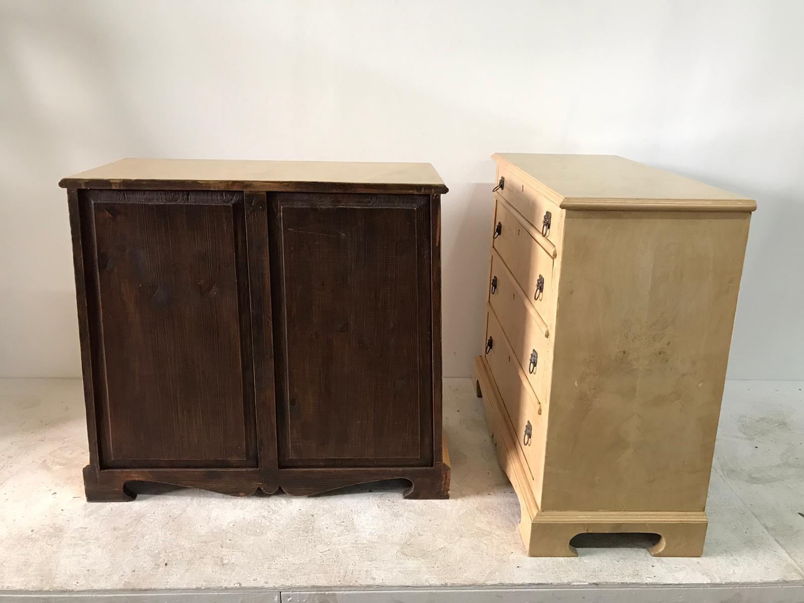 Pair of Trapezoid Cabinets by Quigley For Sale 8