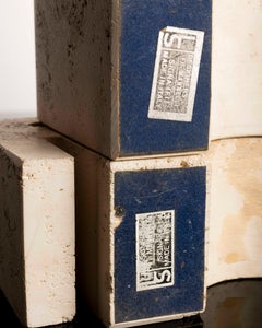 Pair of Travertine Elephant Bookends by Fratelli Mannelli, Italy 1970s