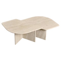 Pair of Travertine Nesting tables, circa 1970