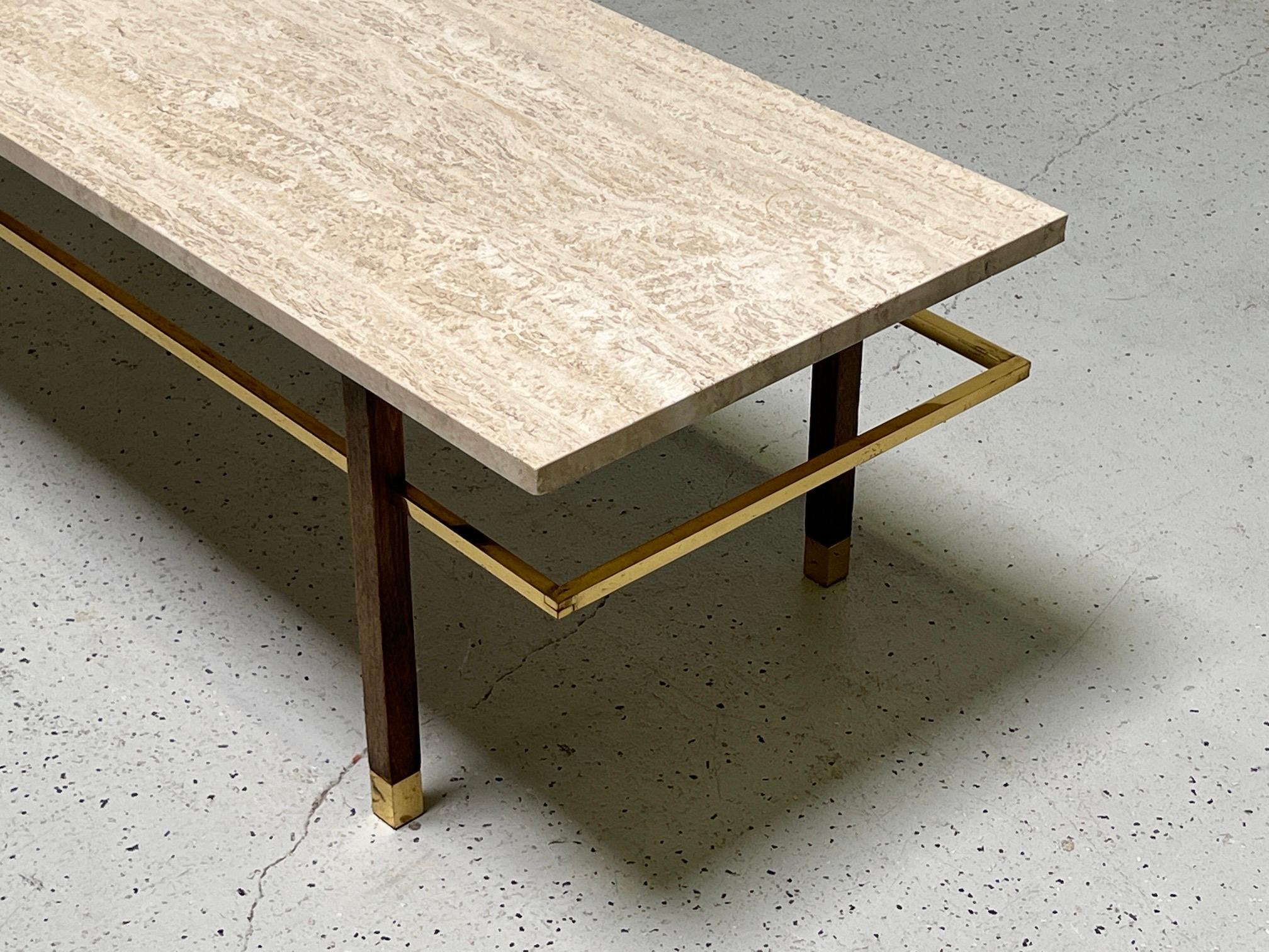 Pair of Travertine Tabes by Harvey Probber 8