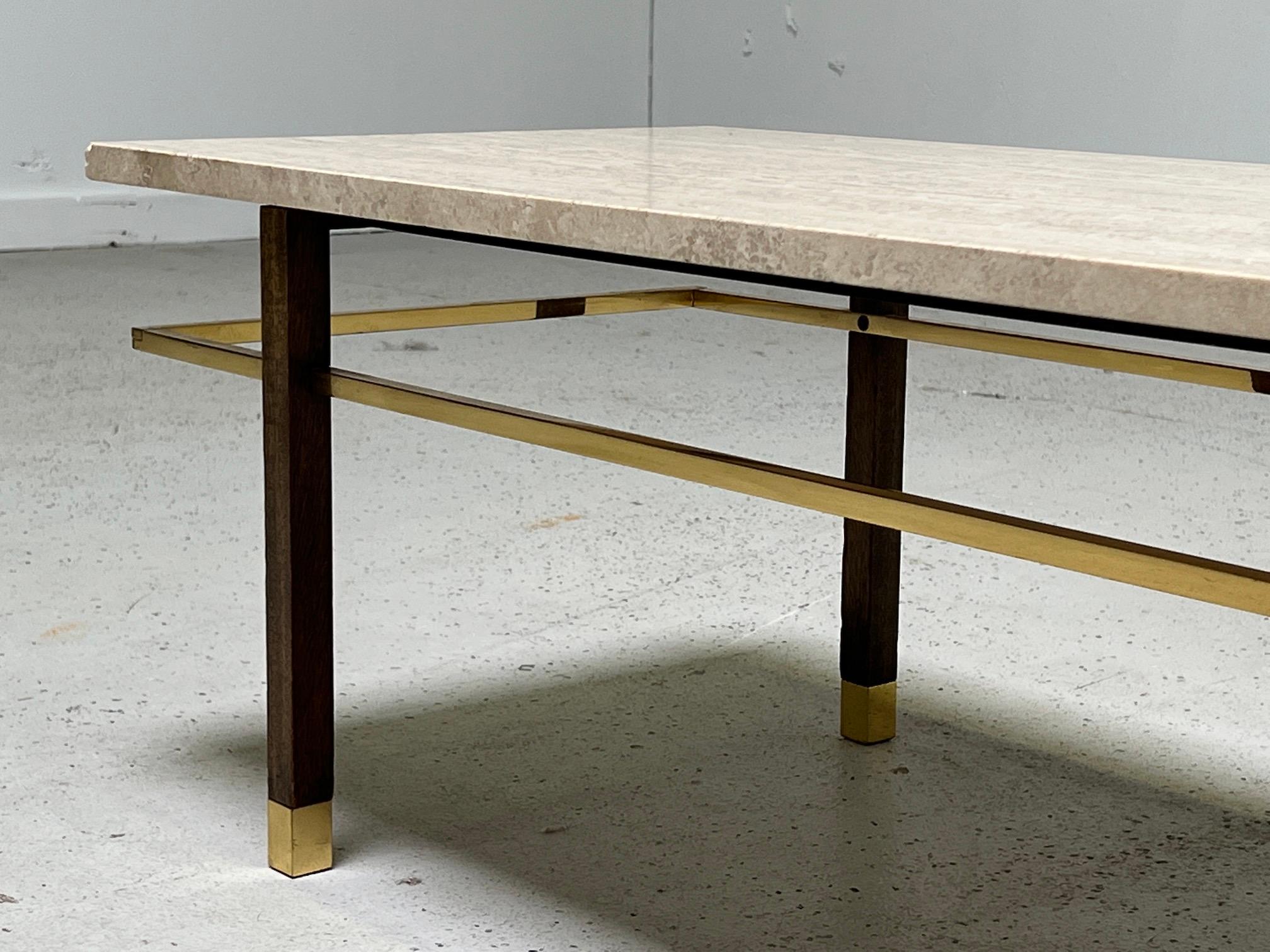 Pair of Travertine Tabes by Harvey Probber 4