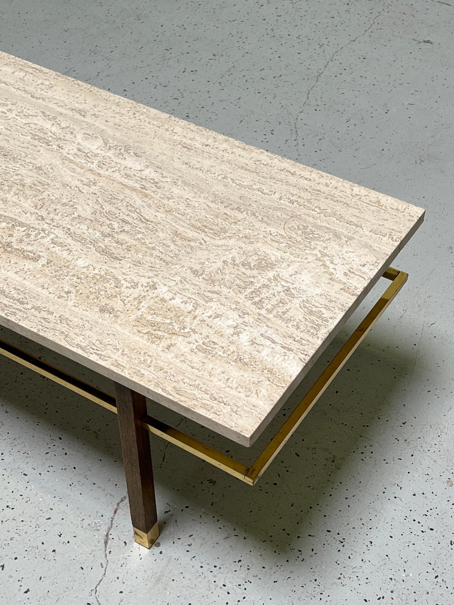 Pair of Travertine Tabes by Harvey Probber 5