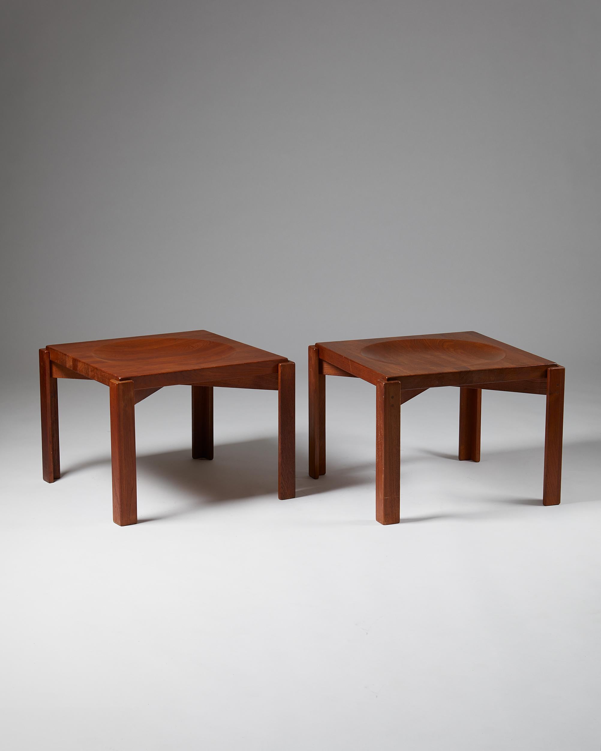 Mid-Century Modern Pair of Tray Tables Designed by Jens Quistgaard For Sale