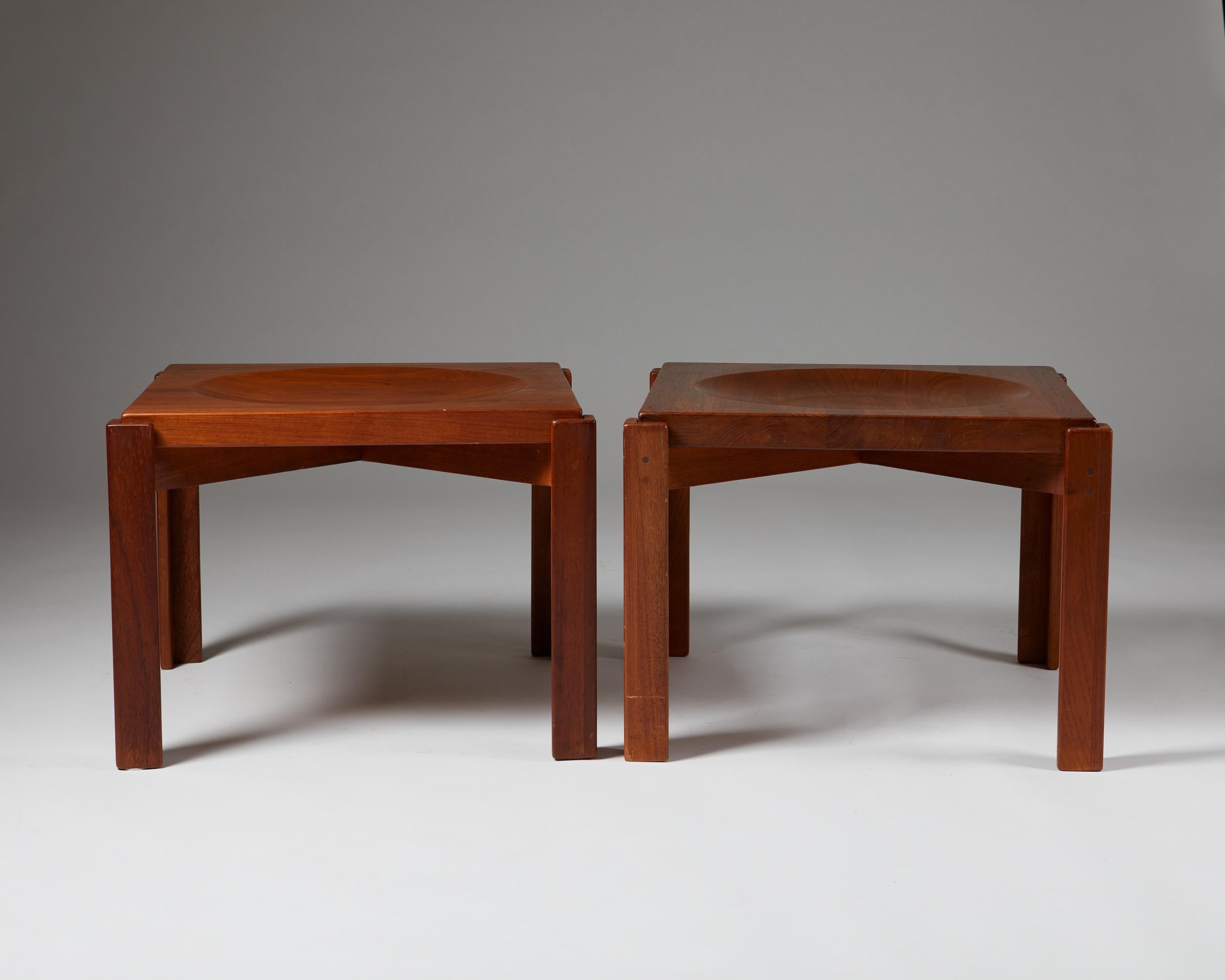 Pair of Tray Tables Designed by Jens Quistgaard In Good Condition For Sale In Stockholm, SE