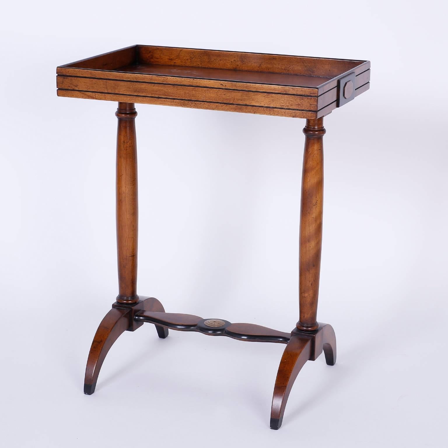 Neoclassical Pair of Tray Tables