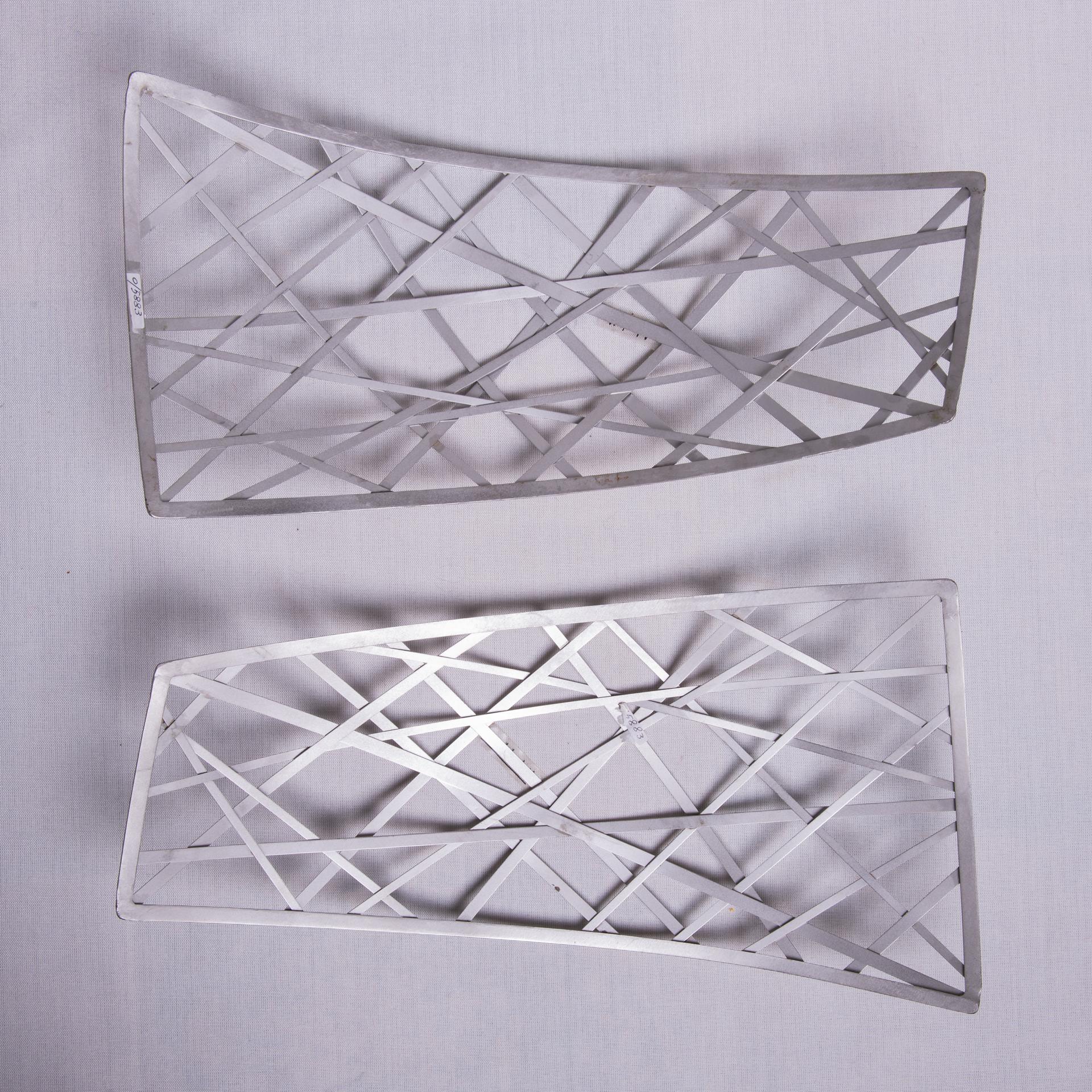 Other Pair of Trays Criss Cross by M.Aram  For Sale