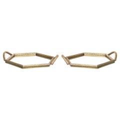 Pair of Trays, Vintage Brass Finish, Much More than Just a Decorative Item.