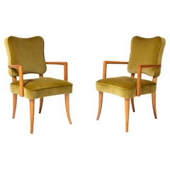 Pair of "Trèfles" Armchairs