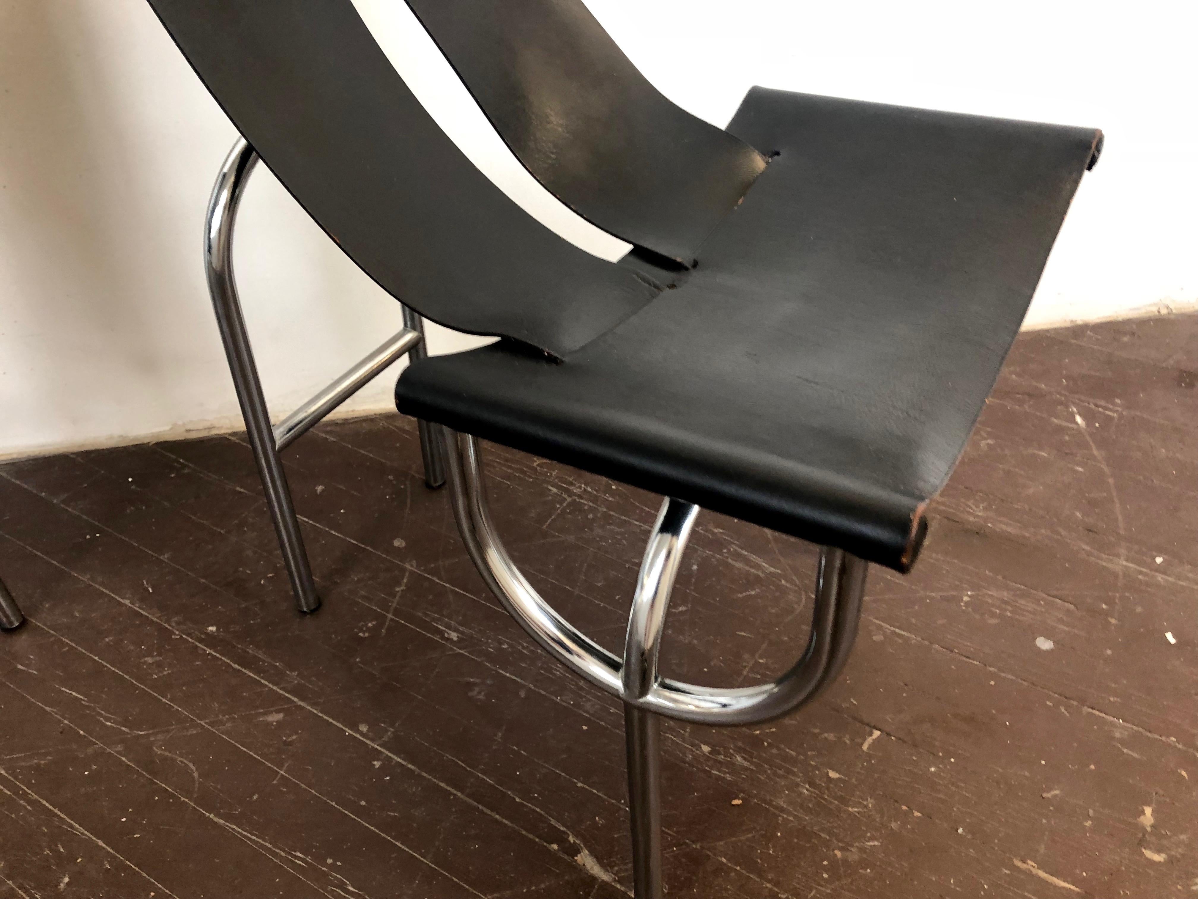 Pair of TRI 15 Chairs by Roberto Gabetti & AImaro Isola for Arbo, Italy, 1968 In Good Condition For Sale In Jersey City, NJ