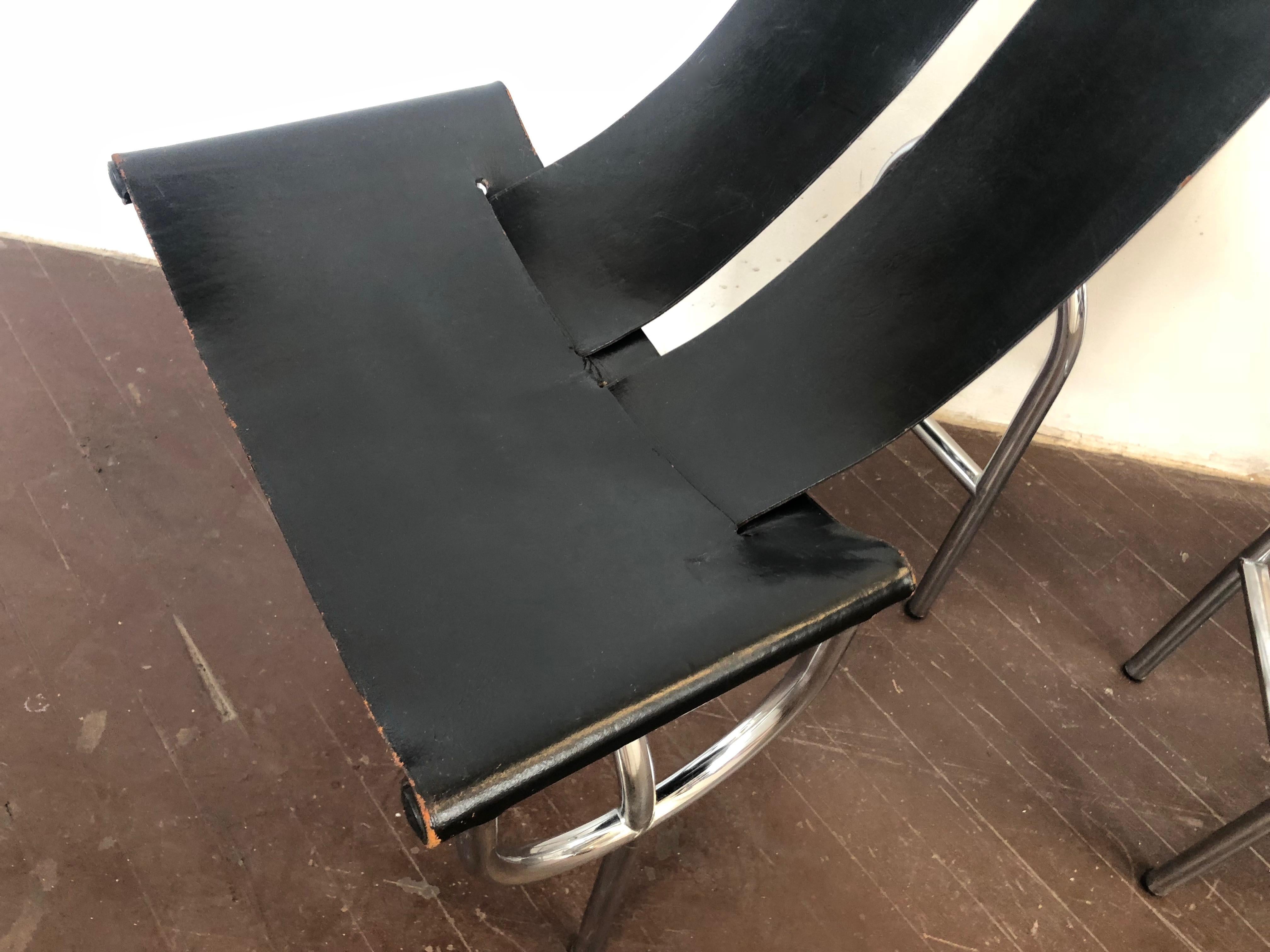 Pair of TRI 15 Chairs by Roberto Gabetti & AImaro Isola for Arbo, Italy, 1968 For Sale 3