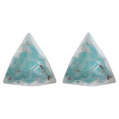 Pair of Triangular Sconces by La Murrina