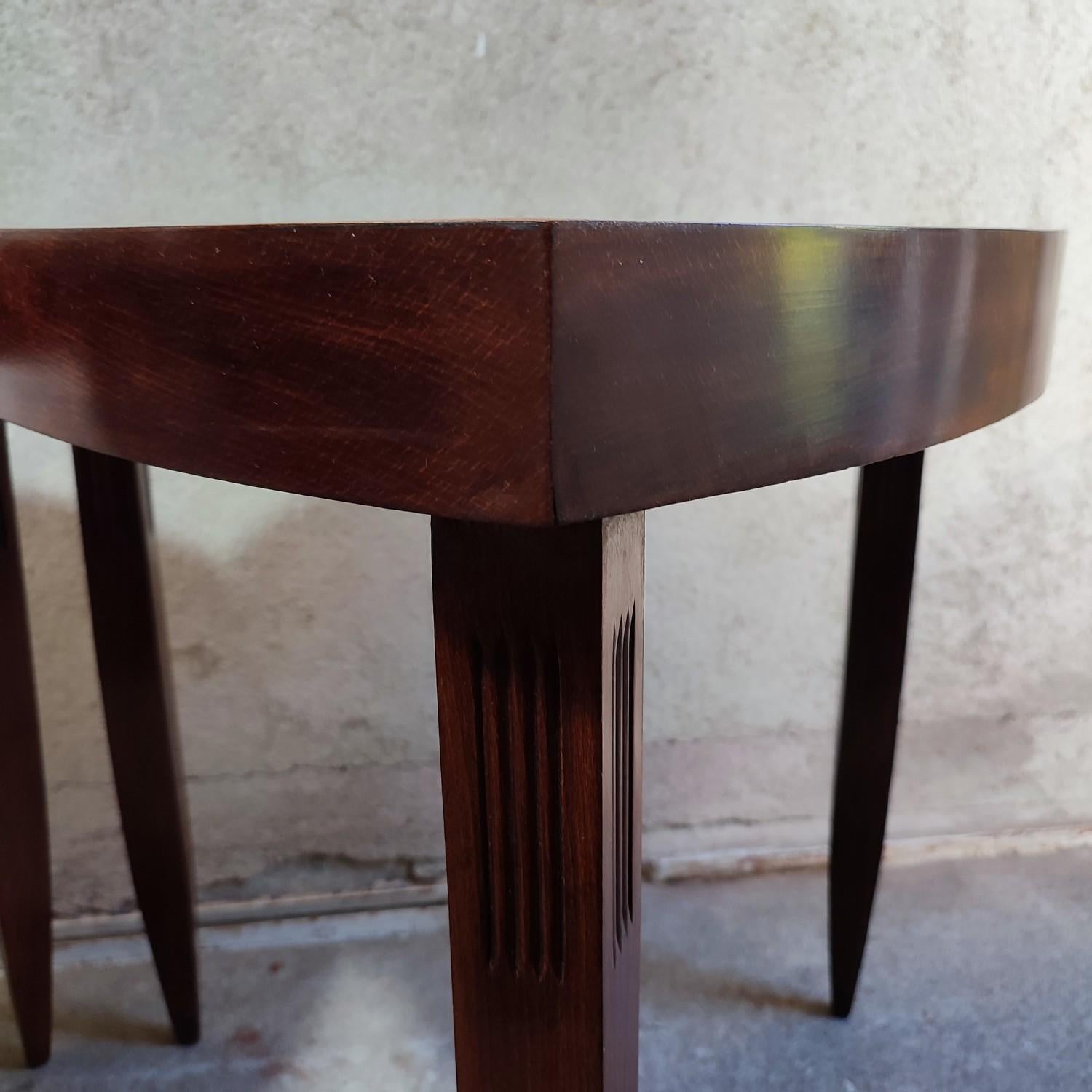 Pair of Triangular Side Tables In Good Condition For Sale In NANTES, FR