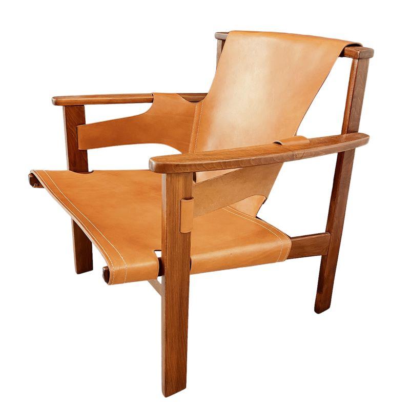 Scandinave moderne Paire de fauteuils Trienna Safari de Carl-Axel Acking en vente