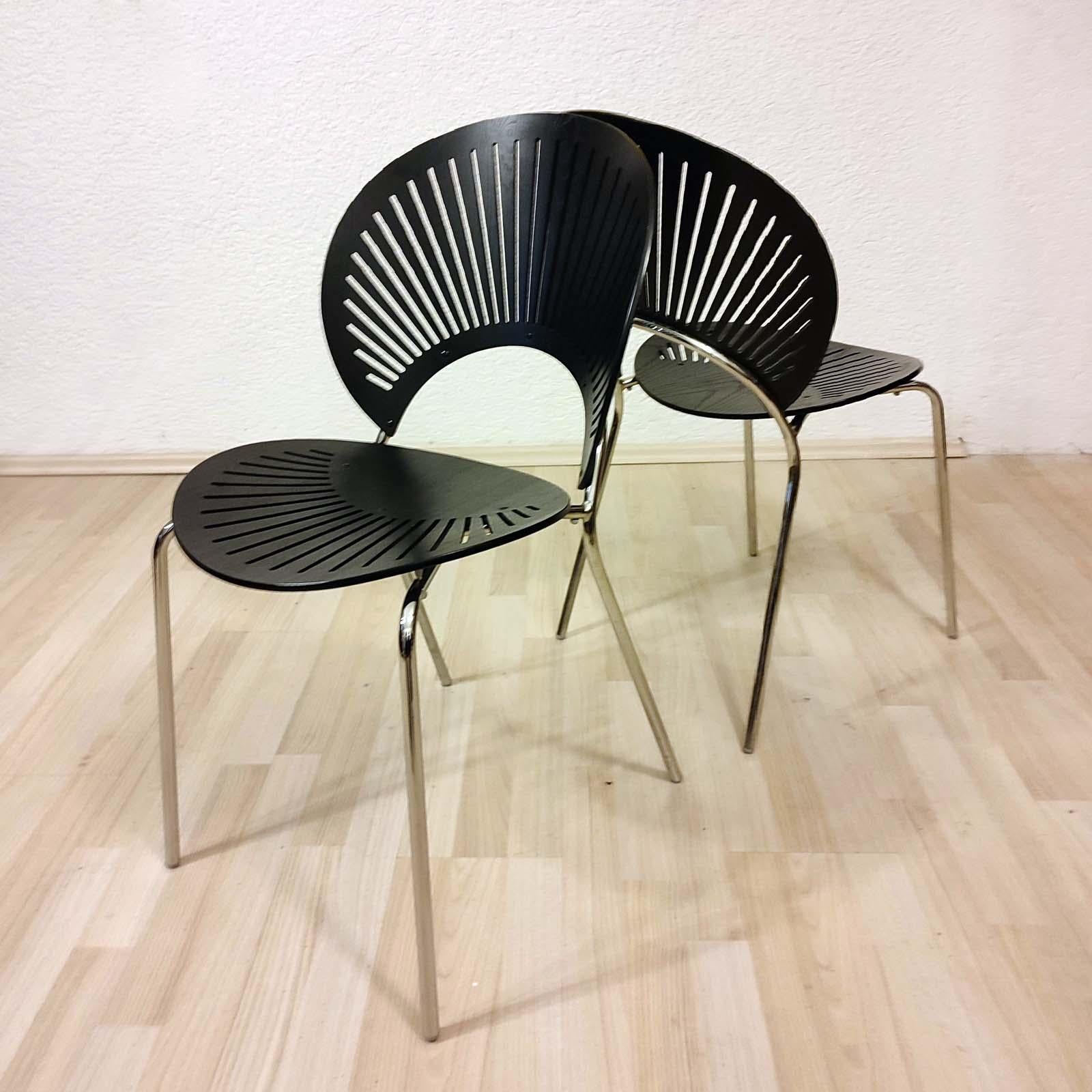 Pareja de sillas Trinidad de Nanna Ditzel para Fredericia Furniture, Dinamarca, 1993 Danés en venta