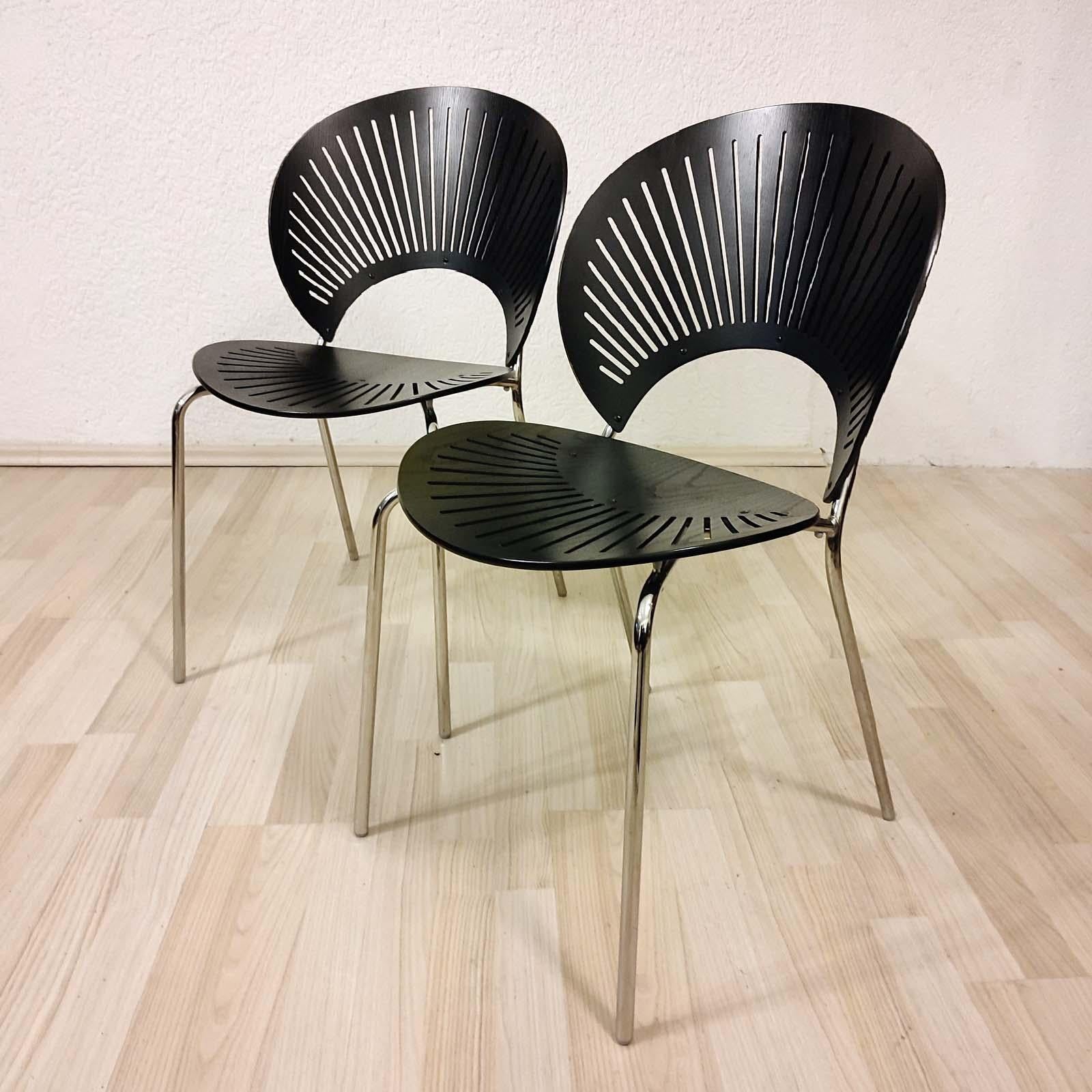 Pareja de sillas Trinidad de Nanna Ditzel para Fredericia Furniture, Dinamarca, 1993 en Bueno estado para la venta en Bochum, NRW