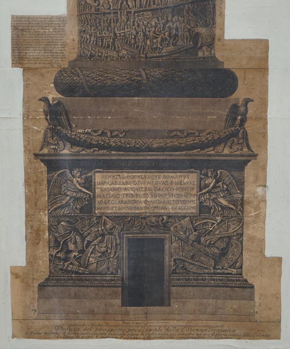 PAR DE TROFEO O SIA MAGNIFICA COLONNA PIRANESI GIOVANNI BATTISTA IMPRESOS 337CM en venta 4