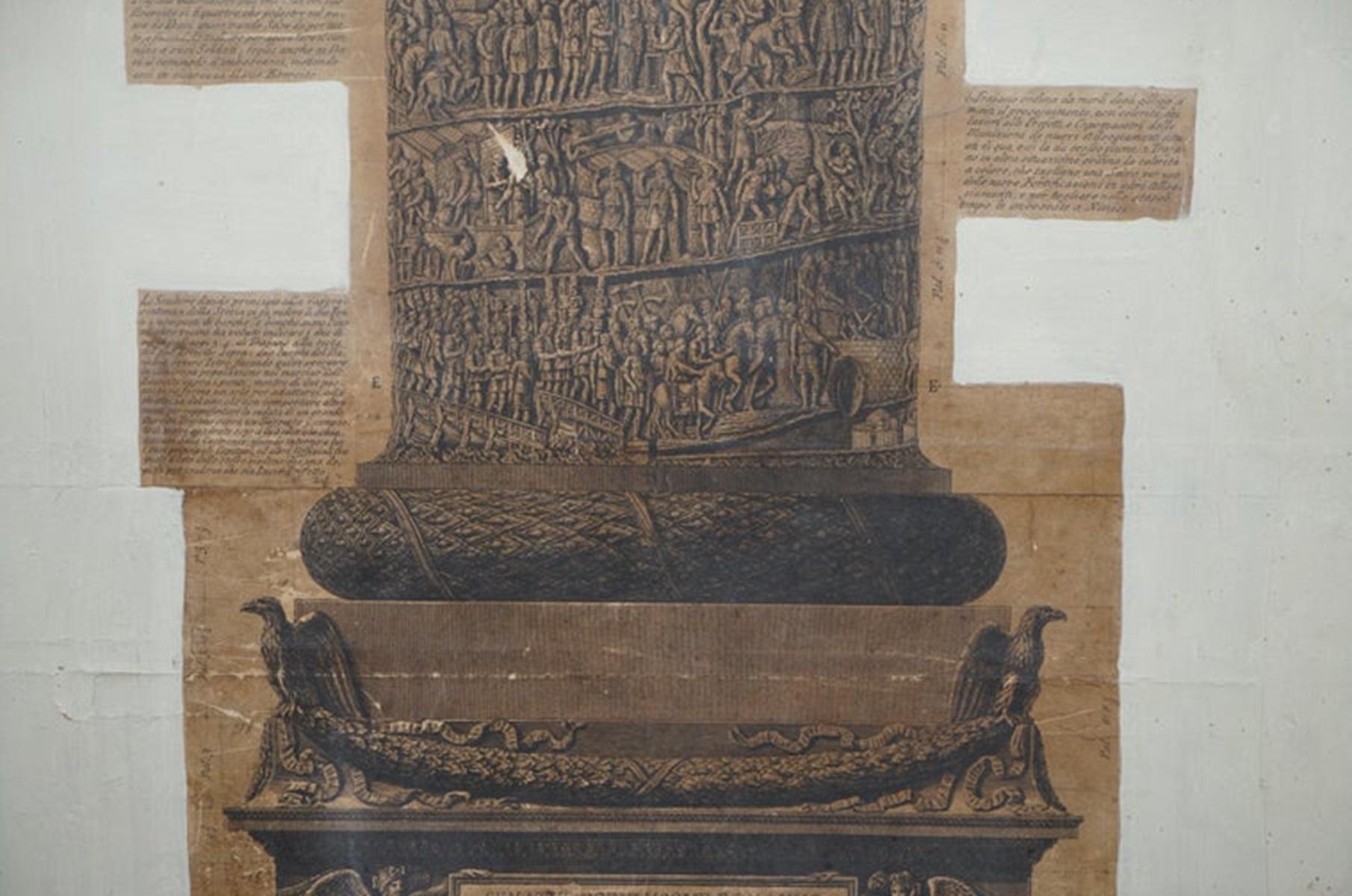 PAR DE TROFEO O SIA MAGNIFICA COLONNA PIRANESI GIOVANNI BATTISTA IMPRESOS 337CM en venta 5
