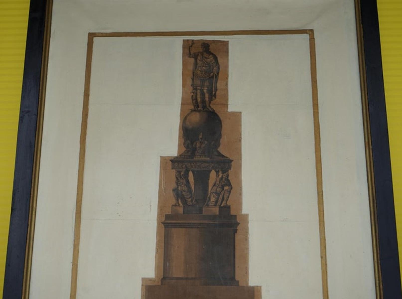 PAR DE TROFEO O SIA MAGNIFICA COLONNA PIRANESI GIOVANNI BATTISTA IMPRESOS 337CM en venta 6