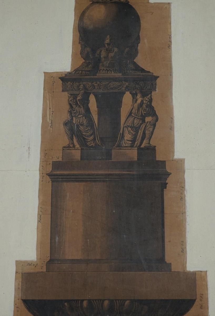 PAR DE TROFEO O SIA MAGNIFICA COLONNA PIRANESI GIOVANNI BATTISTA IMPRESOS 337CM en venta 7