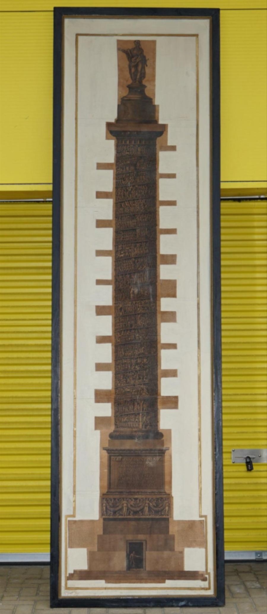 PAR DE TROFEO O SIA MAGNIFICA COLONNA PIRANESI GIOVANNI BATTISTA IMPRESOS 337CM Victoriano en venta